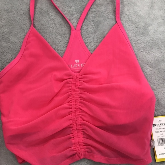 Eleven by Venus Williams  Rebel Leggings and Midi Tank Pink Size S New - Picture 8 of 13